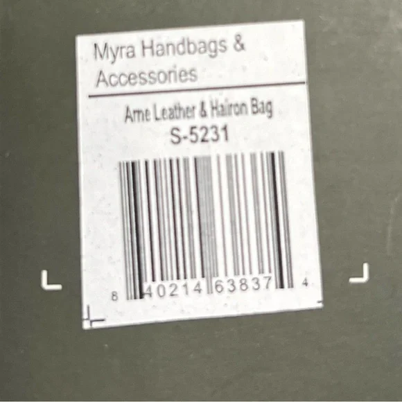 NEW Myra Bag Hand-Tooled Leather Cowhide Fringe crossbody festival flower Gift 💡 - Picture 8 of 9